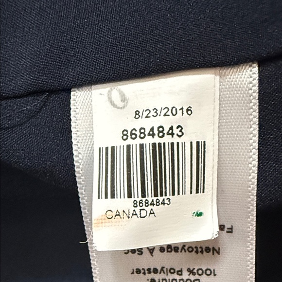 Talbots Mosaic Blue and White Pencil Knee Length Skirt SKU1294 - Picture 13 of 15